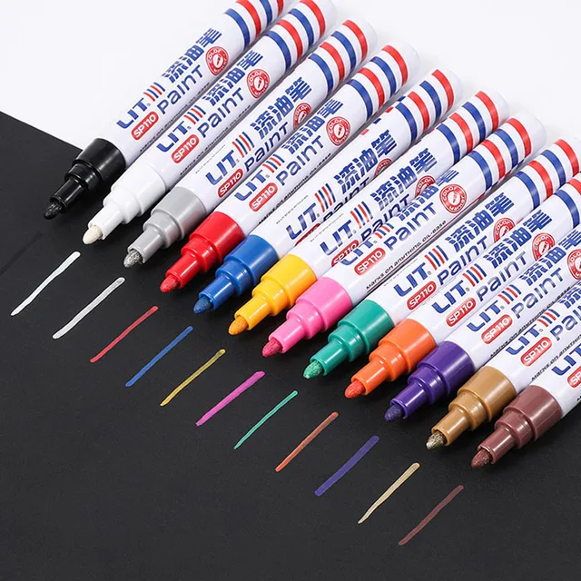 Car Scratch Repair Pen Auto Touch Up Paint Pen Fill Remover Vehicle Rubber Tyre CD Metal Permanent Paint Marker for Car Styling 1