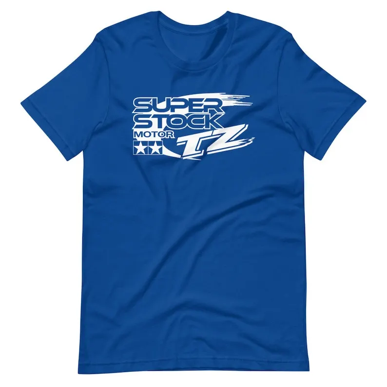 Tamiya Super Stock Tz Motor Vintage R/C Car Motor Label T-Shirt, Rc Lover, Rc Fan, Regalo Per Lui, Regalo Per Lei