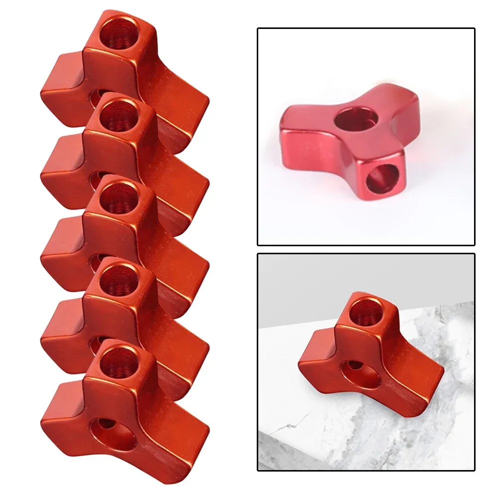 Aluminum Alloy 3Way Tent Pole Connector Hub Sturdy Support for Poles Practical Accessories