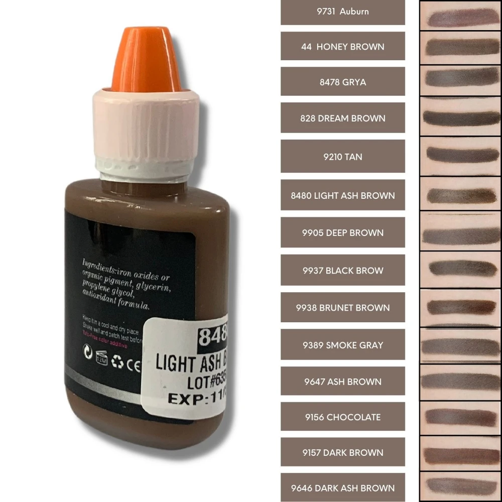 Permanent Makeup Lip Pigment Tattoo Ink Microblading Tattoo Makeup Eyebrow Eyeliner Professional Micropigment Ink Micro Supplies tattoo ink tattoo ink pigment tattoo ink kit