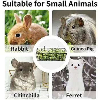 Rabbit Hay Feeder Rack 4