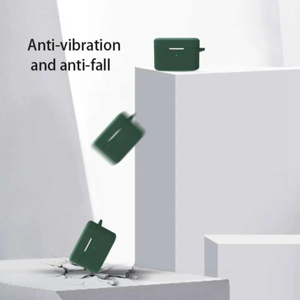 Новый силиконовый чехол, защитная Защита от царапин, аксессуары для наушников с крючком, чехол для 1more Pistonbuds Pro