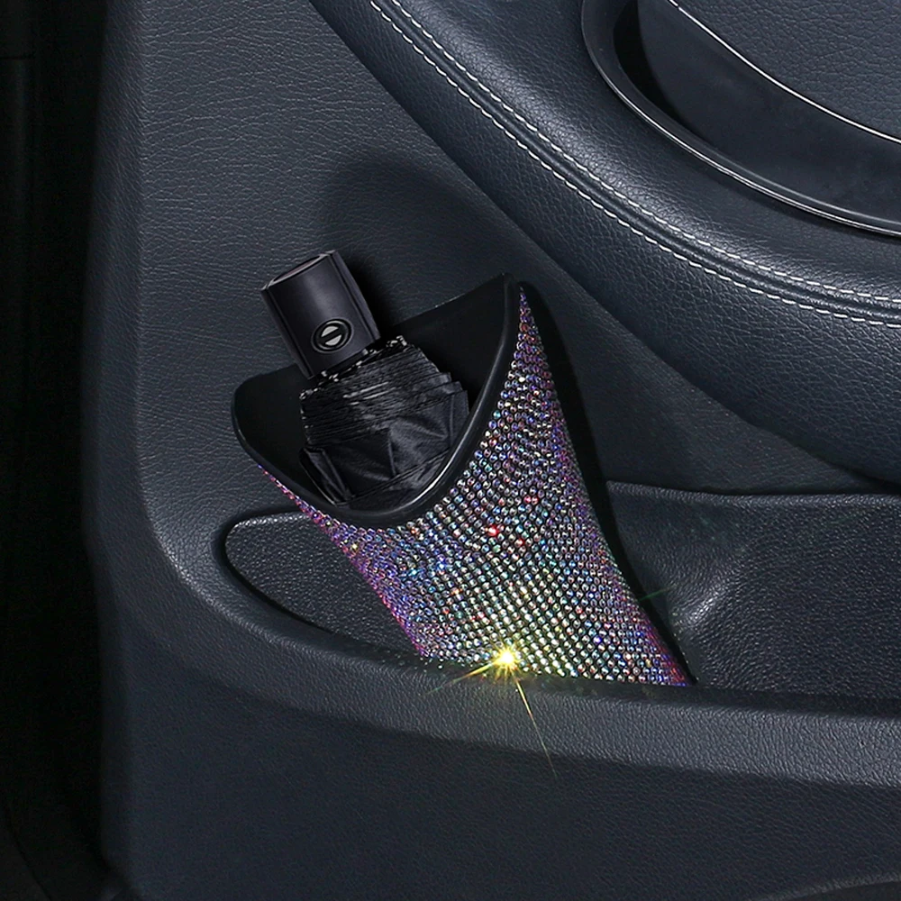 Car Umbrella Holder Storage Box Organizer Barrel Car Hanging Water Bottles Rack Accessories for Woman