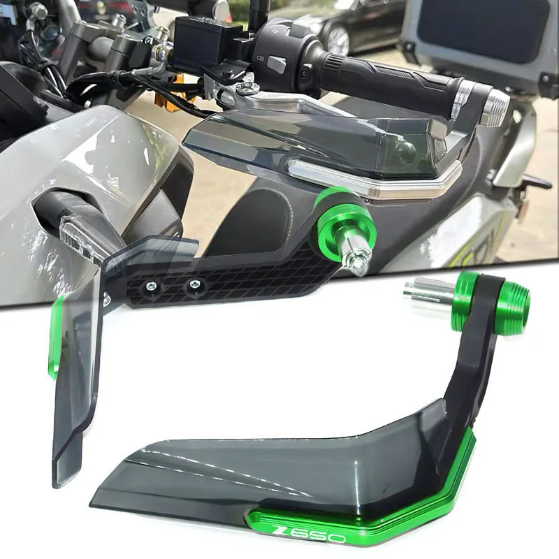 

2022 Z650 Motorcycle Handguards Handlebar Windshield Hand clutch brake Levers Protector For Kawasaki Z 650 z650 2017 -2021