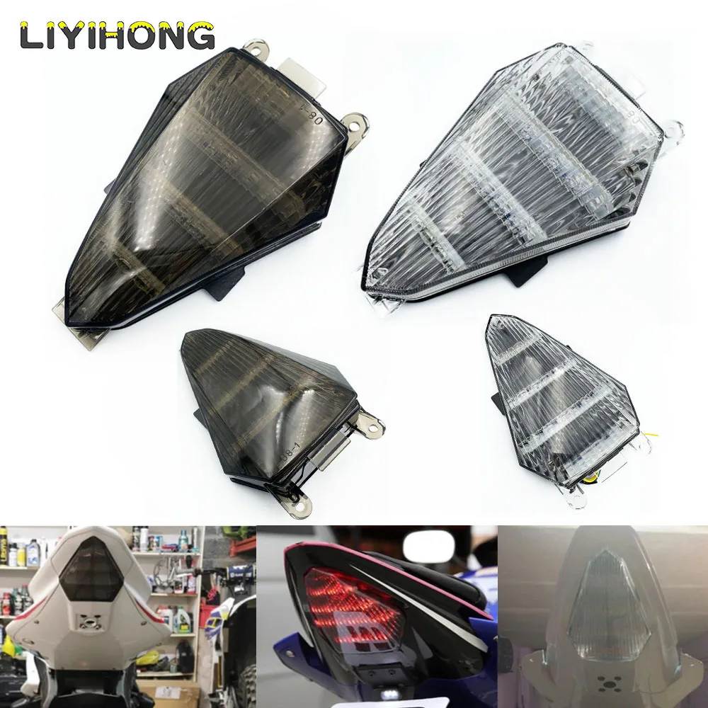 Fanale Posteriore Posteriore Indicatori Di Direzione A Led Integrati Fanale Posteriore Per Yamaha Yzf R6 2008-2016 2008 2009 2010 2011 2012 2013 2014 