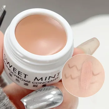 Heallor Long Lasting Full Cover Concealer Cream Makeup Invisible Eye Dark Circles Cream Face Foundation Waterproof Make Up Base - Thumbnail 4