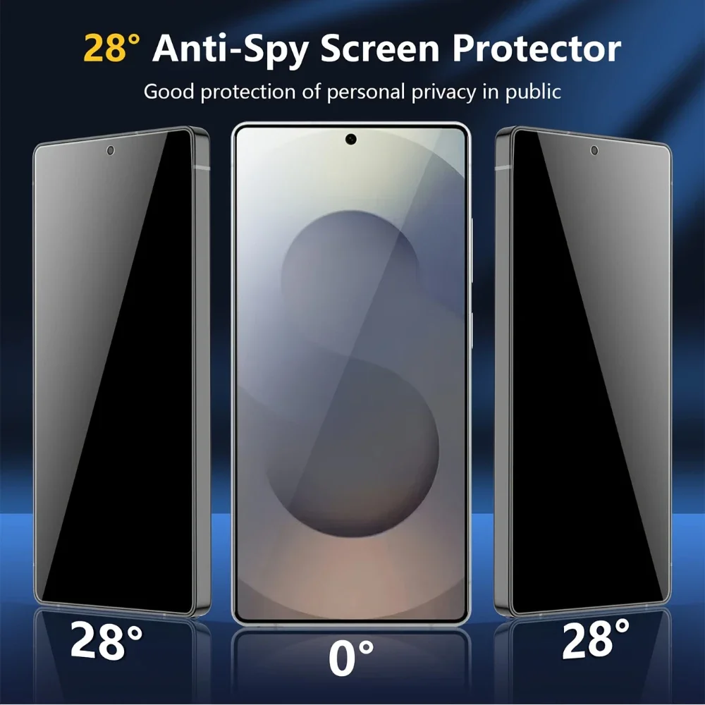 2-Pack Privacy Screen Protector with Auto Dust Removal and Easy Installation