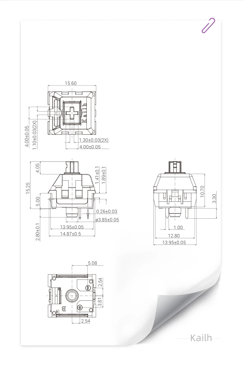 mecânico mx rgb smd 3pin tátil linear