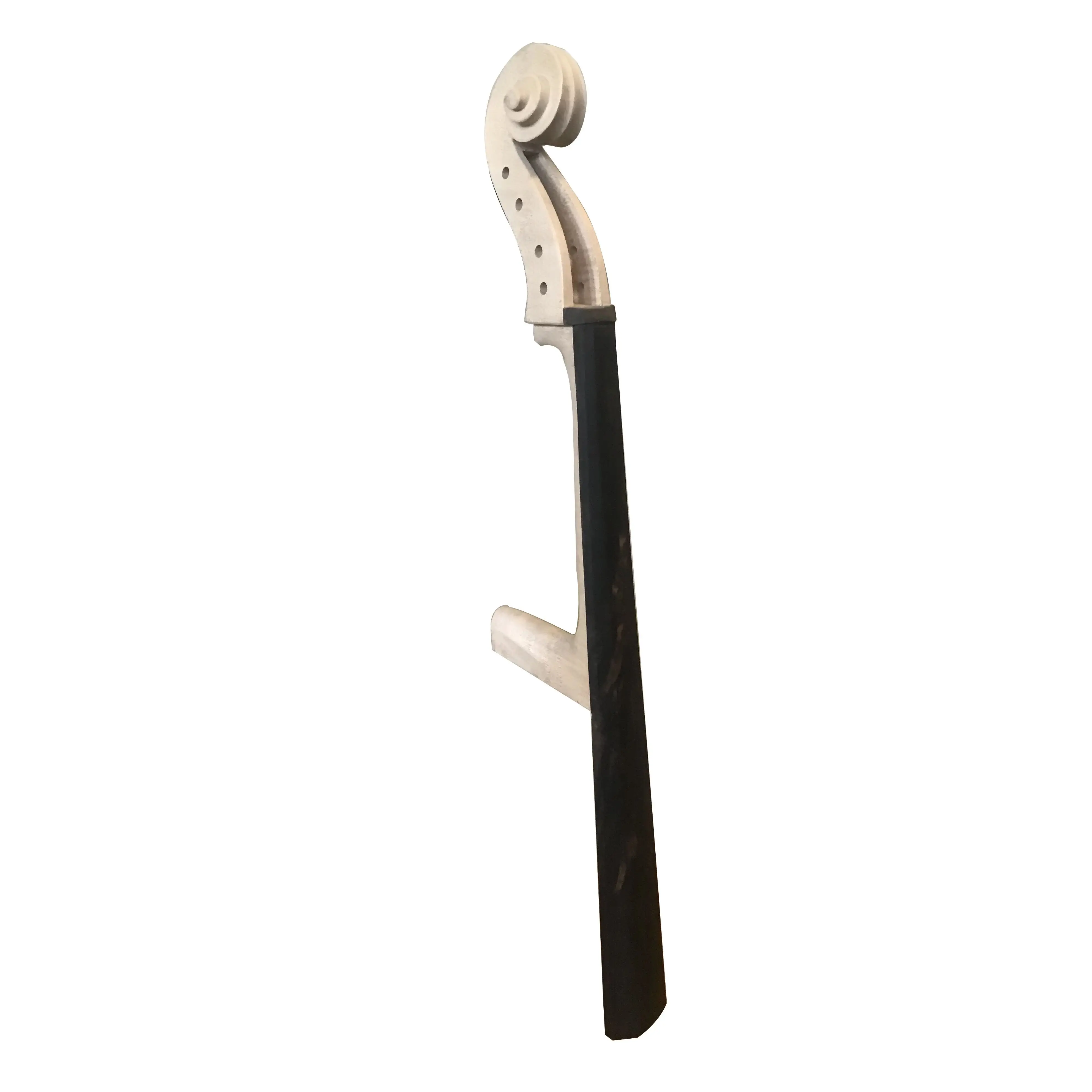 Natural Ebony Fingerboard and Maple Head, High Quality, Handmade, 4/4 Cello Neck of Cello Part, Violoncello Accessories