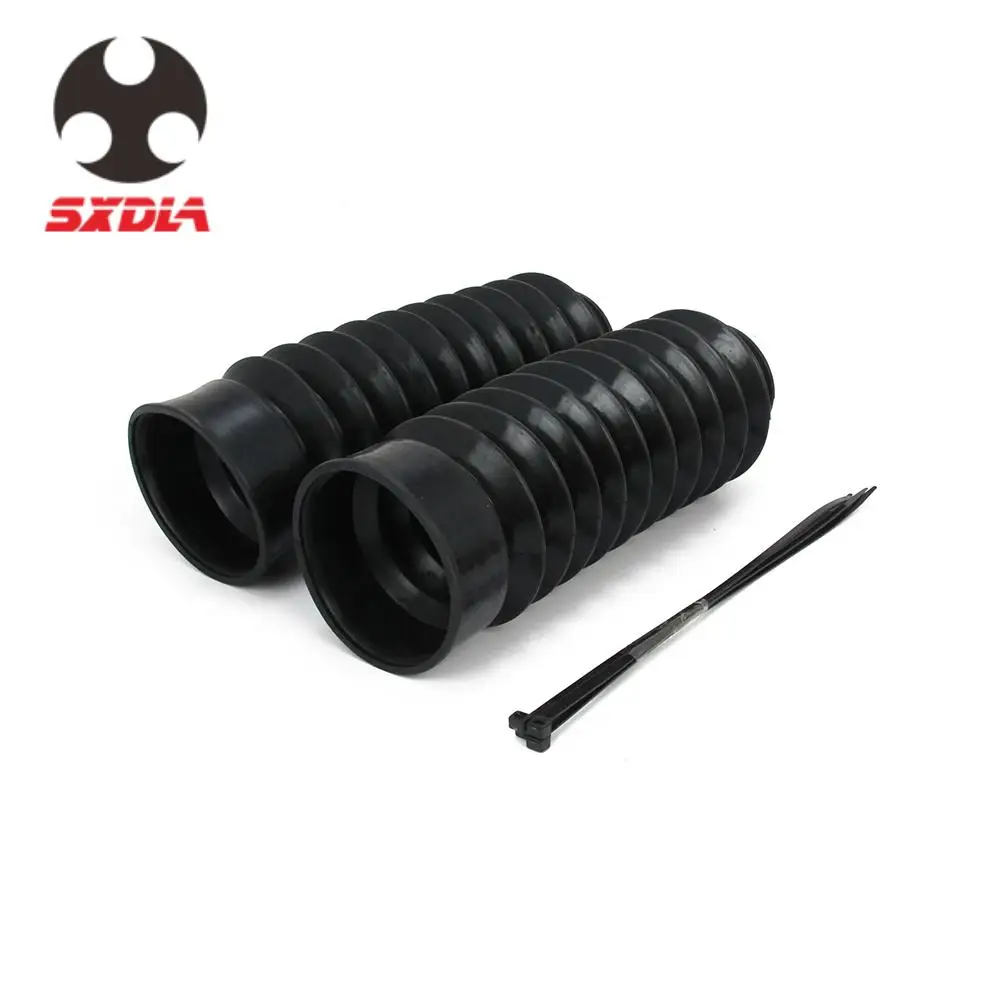 49Mm Moto In Gomma Forcella Anteriore Copertura Antipolvere Ghette Gators Stivali Ammortizzatore Per Harley Dyna Glide Efi Fxdwgi Fxdwg