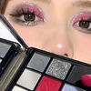 9 Colour Matte Waterproof Eyeshadow Palette Blue Purple Eye Shadow Pigment Smoky Punk Eyeshadow Summer Swimming Cosmetics 1