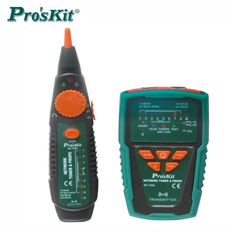 

Pro'sKit MT-7028 сетевой Тонер-зонд в комплекте, аудио-и видеокабель