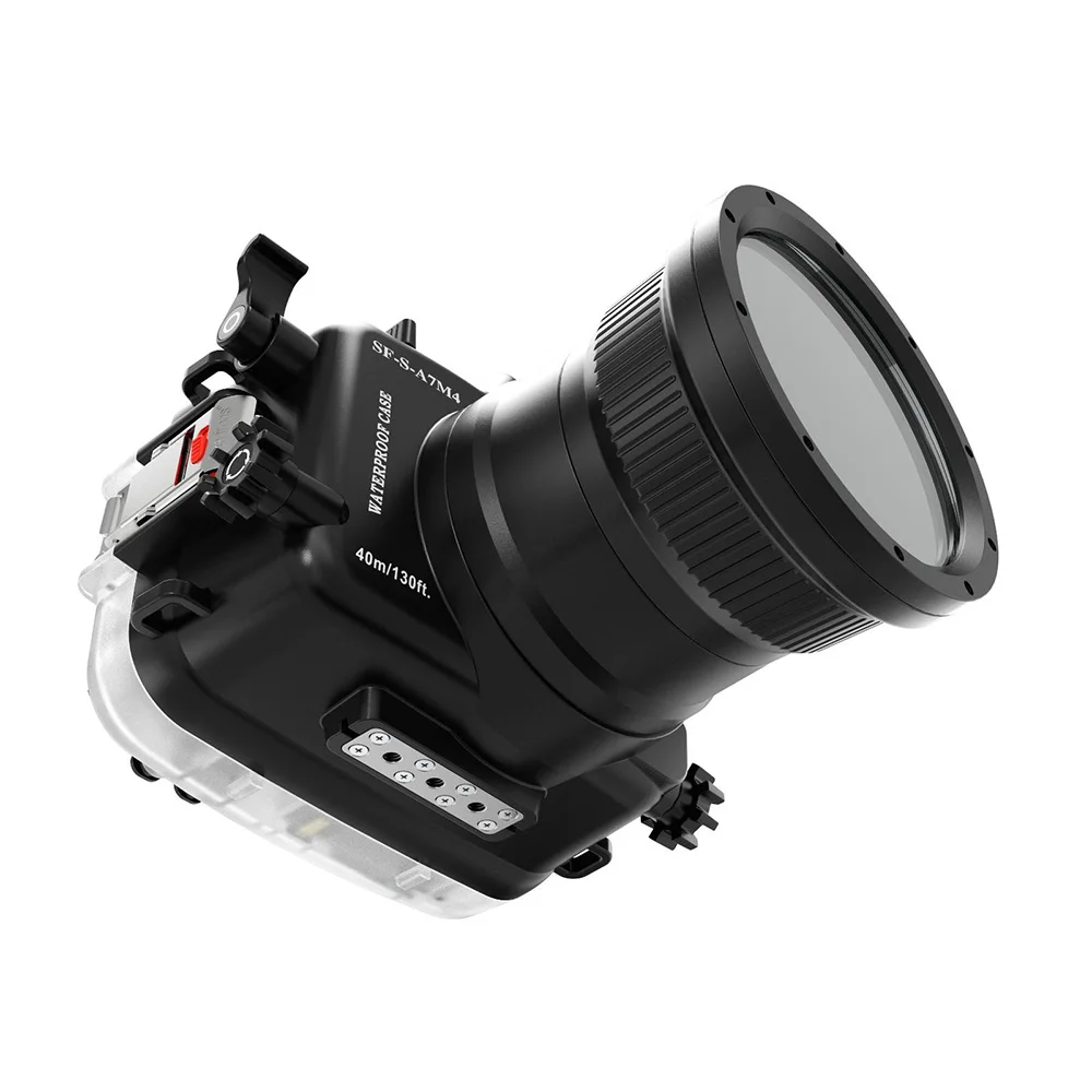 Seafrogs 40M/130FT Underwater Camera Housing Waterproof Case SF-S-A7M4 for Sony
