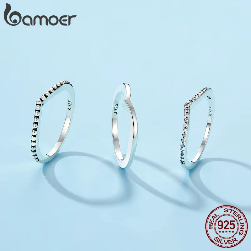 925 Sterling Silver Water Droplet Clear CZ Finger Rings for Women Wedding Engagement Jewelry Girlfriend Gift PA7649