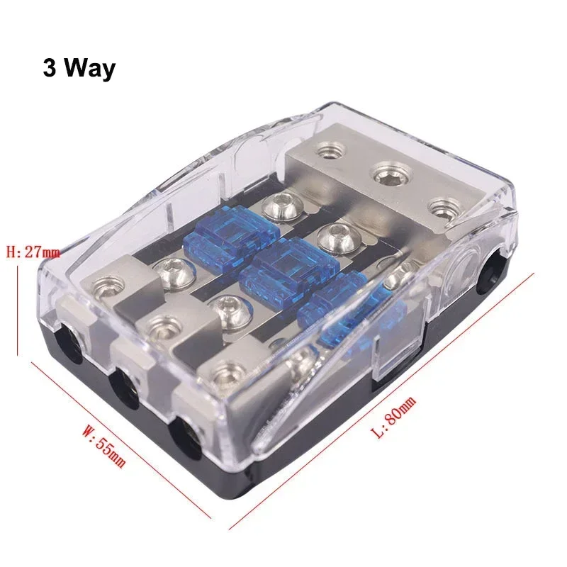Fuse Holder Power Distribution Block Box For Car Audio Modification