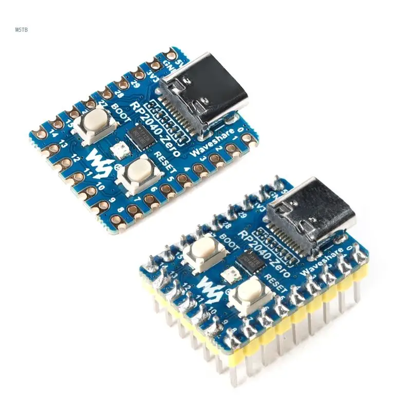 

for Pico Microcontroller Mini RP2040-Zero for M , Dual-core Arm Cortex M0+ Processor Dropship