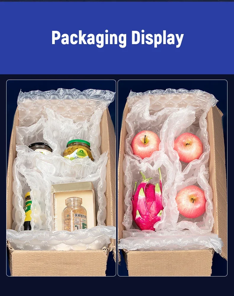 16m/min Fast Air Cushion Inflator Machine Automatic Sealing Inflatable Packaging