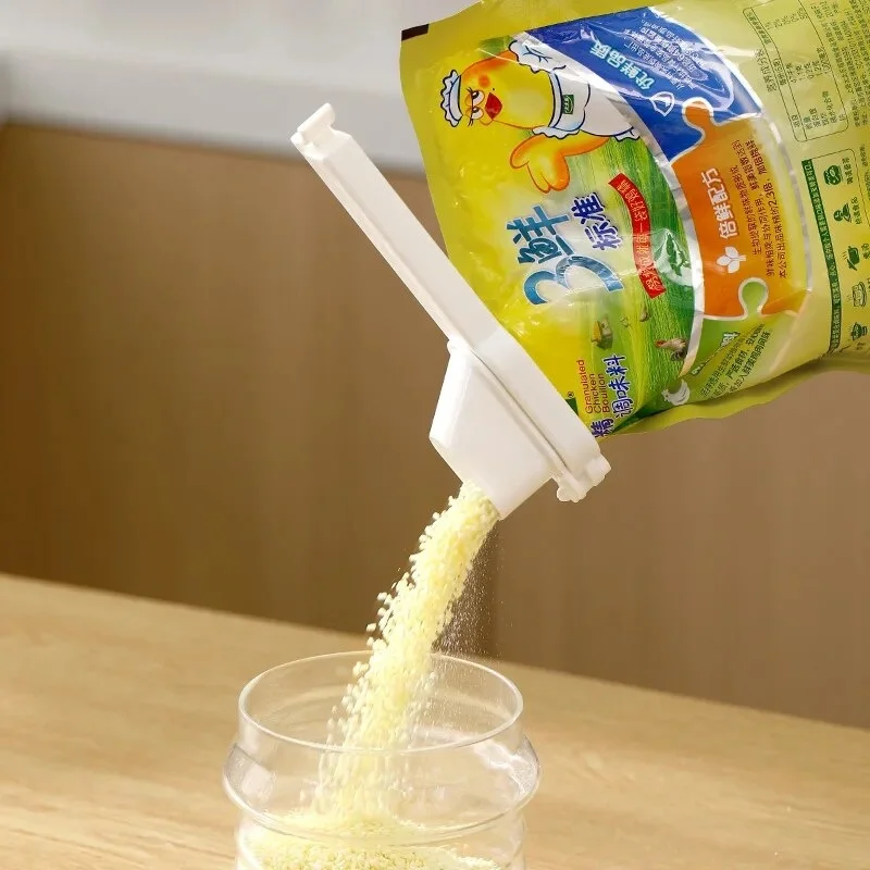 10Pcs Portable New Kitchen Storage Food Snack Seal Sealing Bag Clips Sealer Clamp Kitchen Plastic Tool  Accessories Bag Clip 5