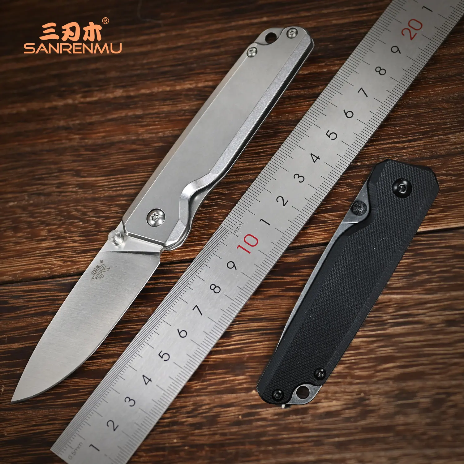 

SANRENMU 7096 Outdoor Folding Knife 12c27 Blade Camping Wilderness Survival Tactical Rescue Edc Portable Tool Knives