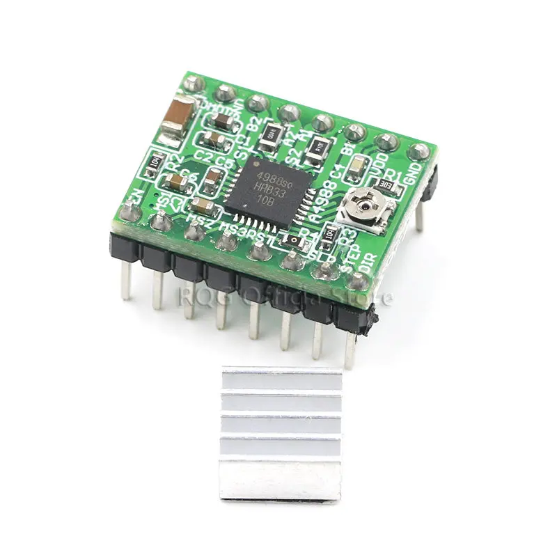 Description Picture 5 of itemCNC 3D Printer Parts Accessory Reprap pololu A4988 Stepper Motor Driver Module with Heatsink for ramps 1.4 for arduino
