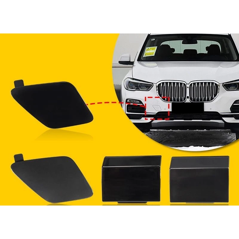 Cubierta De Parachoques Delantero – Ojo De Remolque Gancho Tapa Para BMW X5 2019-2023, Negro, Número 51-11-9-492-880
