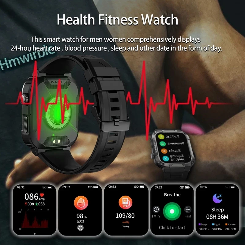 Smartwatch Ip68 Waterproof Men Sport Fitness Tracker Women Smart