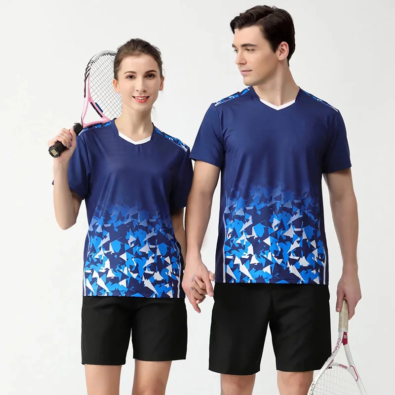 Badminton Shirts Table Tennis Shirts Outdoor Running T-Shirts Fitness Gym Tennis Ping Pong Golf Unisex Men Women Kids