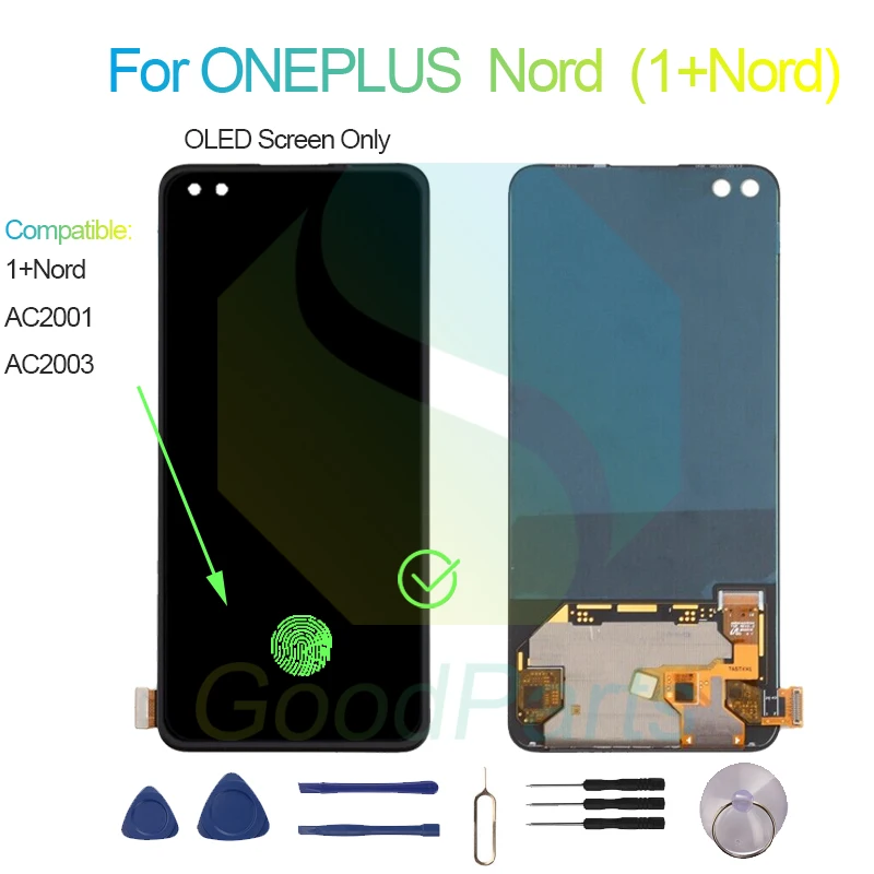 Écran LCD Tactile OnePlus Nord (AC2003) - Sans Fonction Empreinte - Foto 2