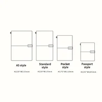 100% натуральная кожа, многоразовый дорожный блокнот, ретро DIY, дневник ручной работы, альбом для рисования, школьный офисный подарок, индивидуальный заказ — изображение 6