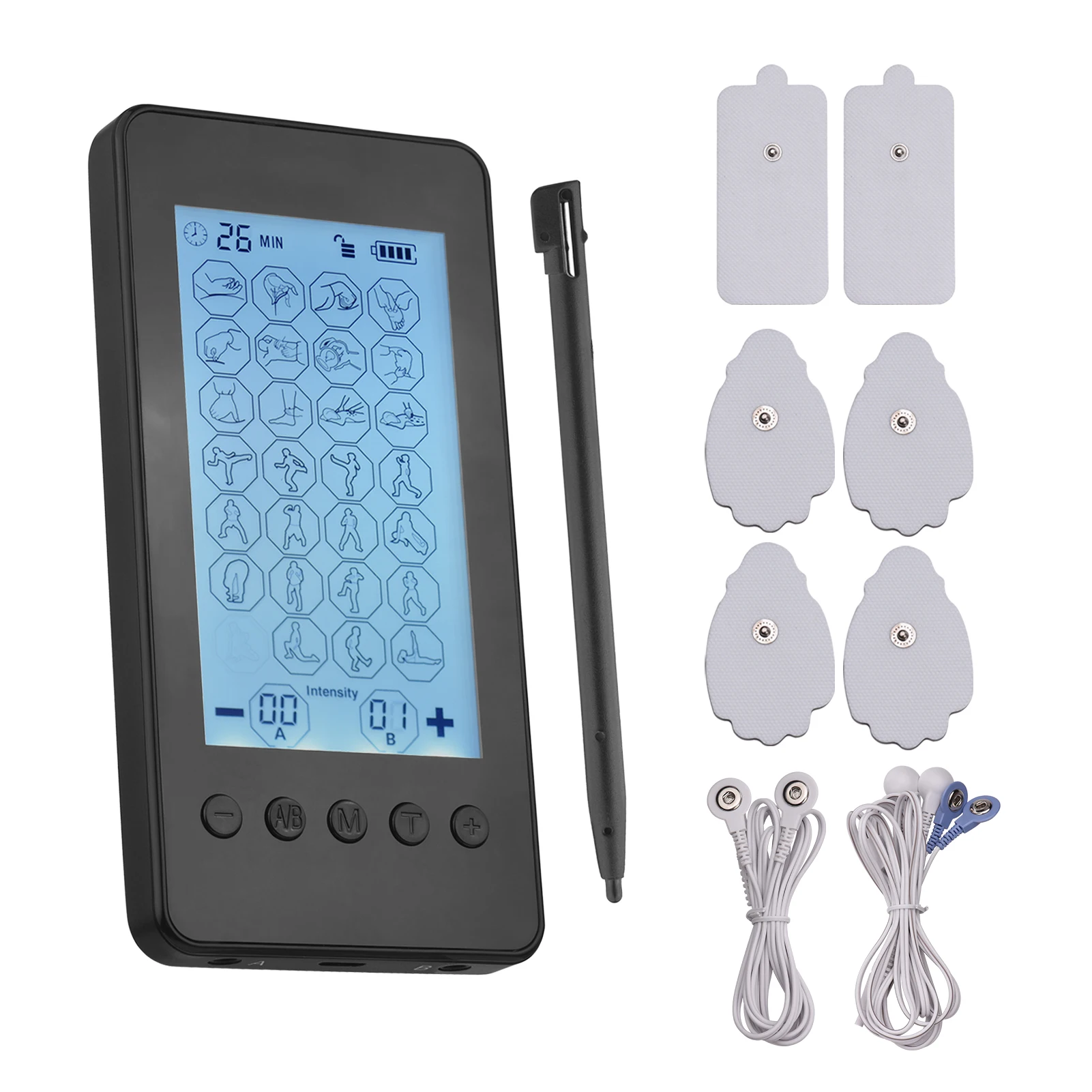 https://ae01.alicdn.com/kf/Sa6df3b6218fc4880b04e95428215cb38Y/Rechargeable-TENS-Unit-Dual-Channel-EMS-Muscle-Stimulator-28-Mode-Pulse-Massager-with-20-Strength-Levels.jpg