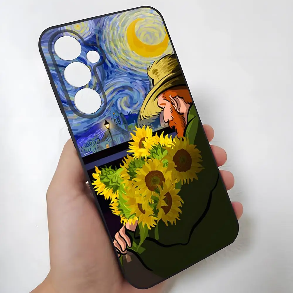 Van Gogh Oil Painting Artistic Glass Phone Case