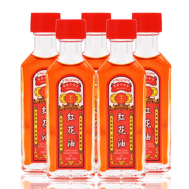 

Authentic Chinese Old Brand Safflower Oil Body Massager Relaxation Rheumatoid Arthritis /Joint /Muscle Pain Relief Essential Oil