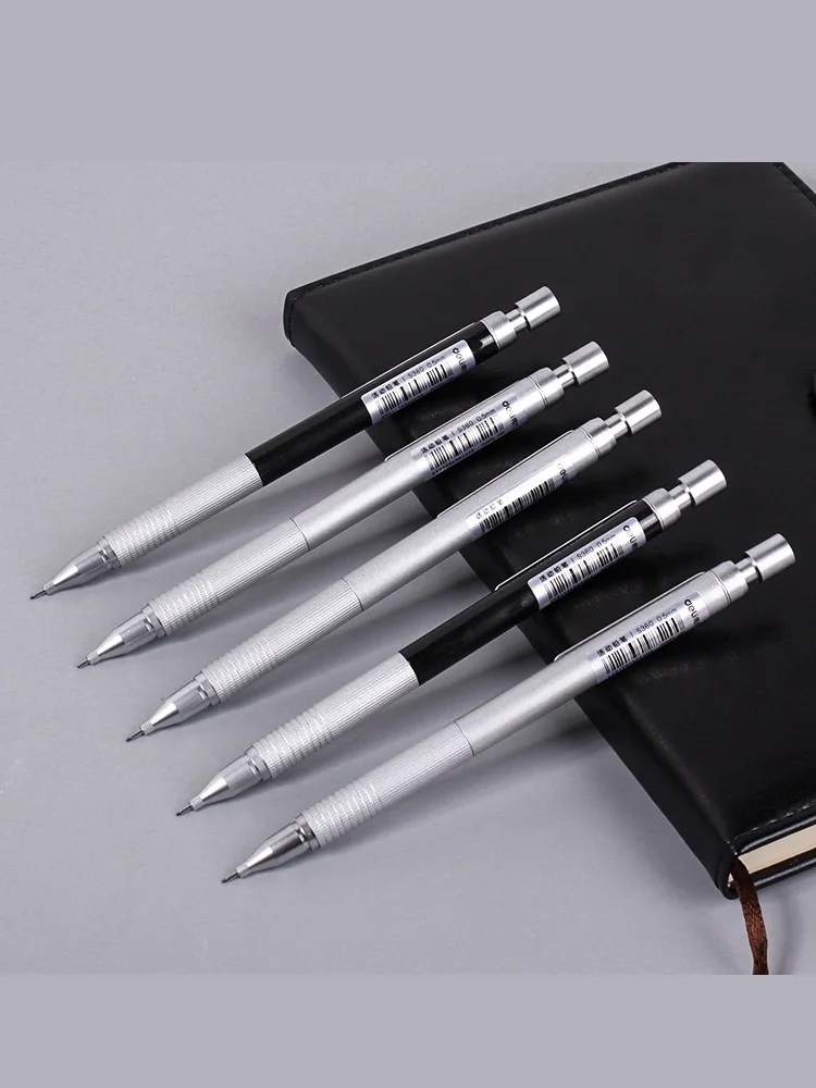 금속 저중력 자동 연필 0.9mm 전문 드로잉 쓰기 기계 연필 0.5mm 기계 연필 0.7mm