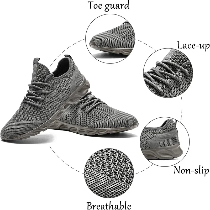 Men Sneakers Breathable Running Shoes Light Comfortable Casual Footwear Classic Vulcanized Mesh Shoe sports shoes casual shoes