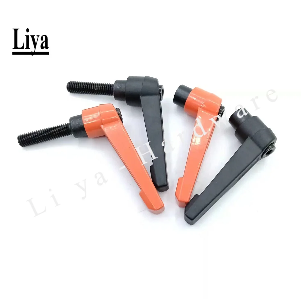 Adjustable Handle Lever Clamping Handles M4 M5 M6 M8 M10 M12 M16 fmale Thread Metal Knob nut 1pcs Machinery Tools wooden handle knob
