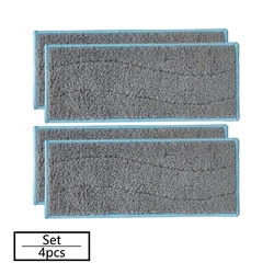 Washable Wet Mopping Pads Replacement Accessories for Robot Vacuum Cleaners (4 PCS)