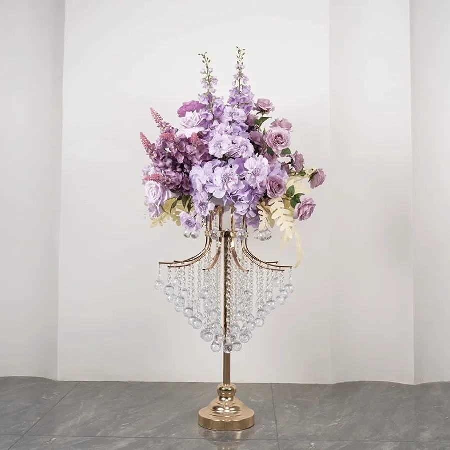Arreglo de flores artificiales moradas, accesorios de boda, telón de fondo,  decoración, arco, fila Floral, mesa, flor, fiesta, ventana, accesorios de  fotografía - AliExpress, image size:900x900
