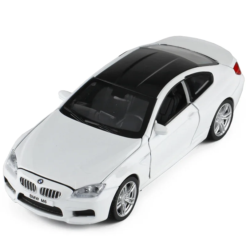 1:32 Simulation BMW M6 Alloy Car Metal Door Coupe Model Sound And