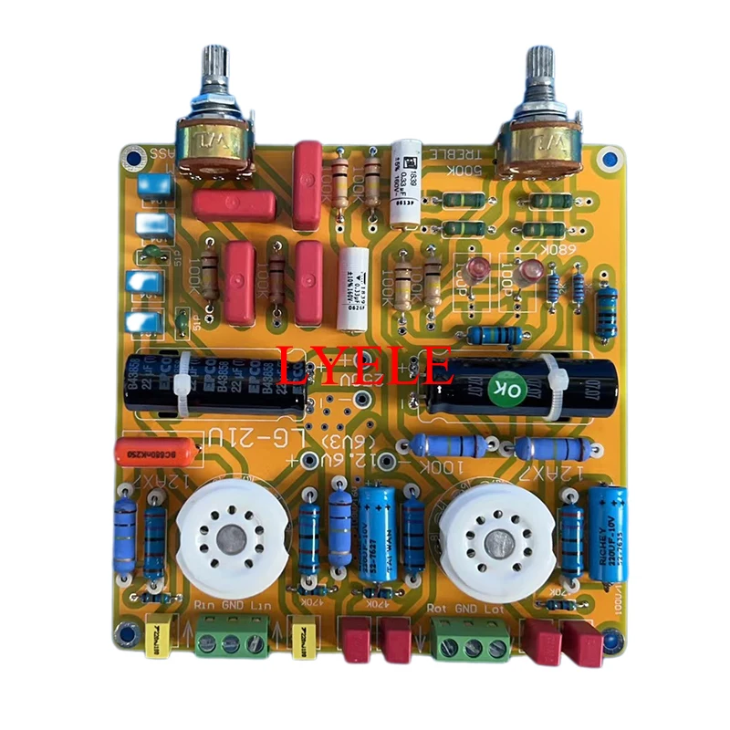 12AX7 Tube Tone Board Baxandall Type 6N4 Tube High and Low Tone Board HIFI Home High-end Audio Amplifier 2