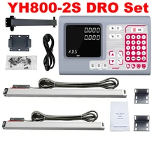 2022 YH800-2S Digital Readout Set/Kit Linear Scales/Encoder/Sensor/Rulers 2PCS 5U TTL YHSINO Dimensions 100 to 1000MM Fast Ships