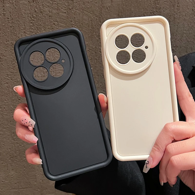 Soft Silicone Shockproof Slim Solid Color TPU Phone Case Cover