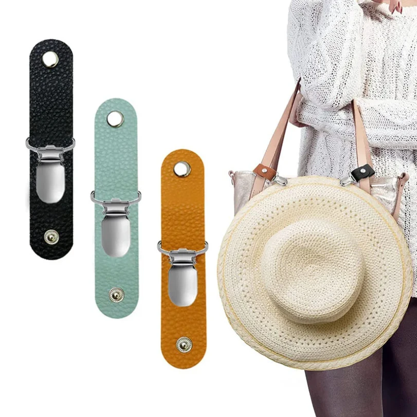 Travel Hat Clip Outdoor Backpack Luggage Storage Bag Hat Clip Multifunctional Straw Hat Clip Hat Accessories