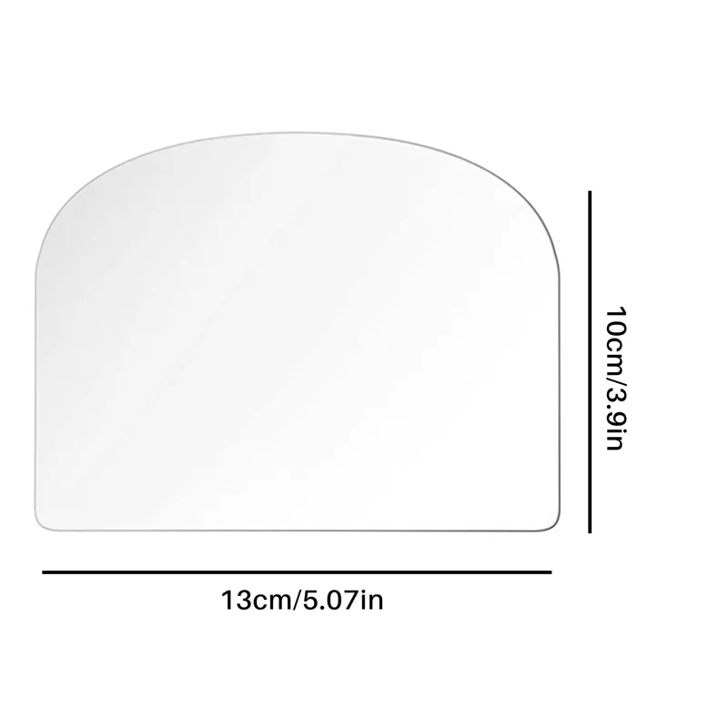 13Pcs Raschietto Per Crema Per Torte Trasparente Spatola Per Glassa In Plastica Flessibile Buttercream Smoother Strumenti Per Decorare Torte Cottura