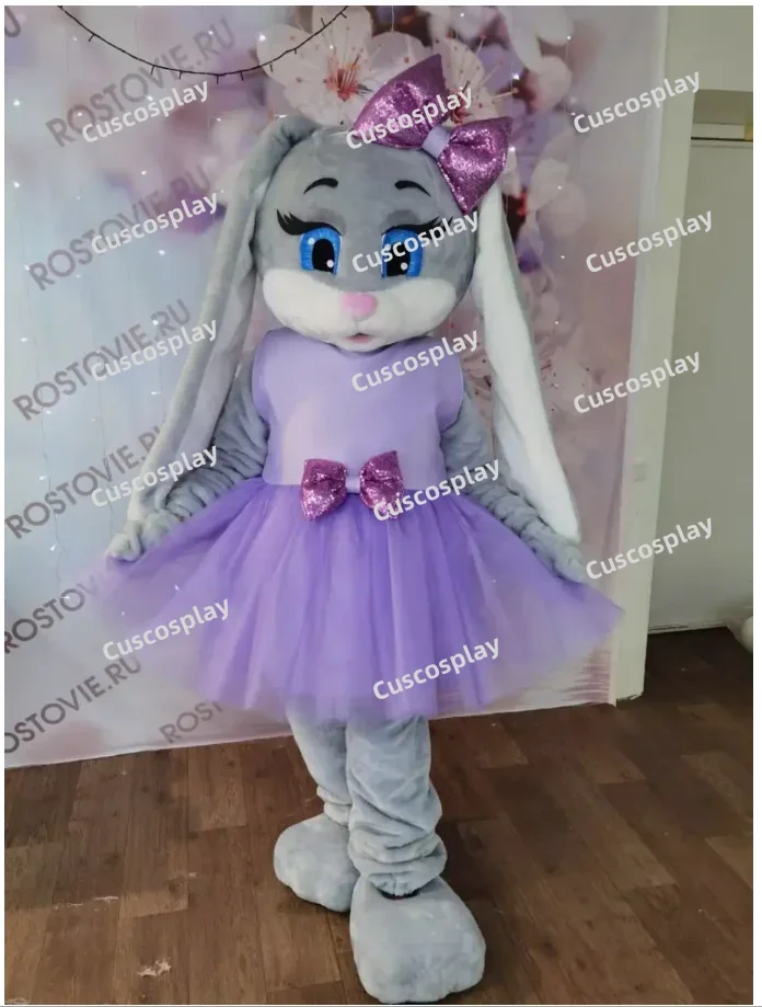 Doll Rabbit Flirting Cotton Candy Purple Dress Carnival Advertising ...