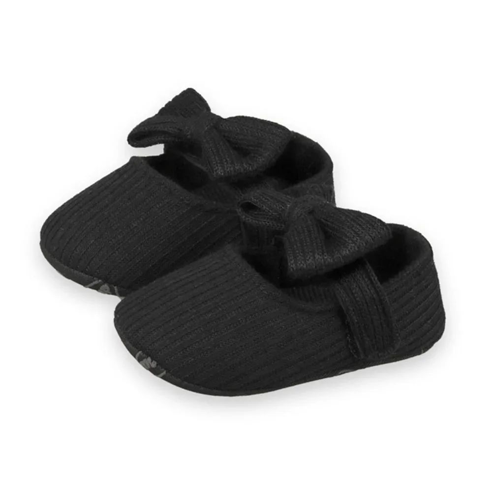 Infant Baby Girls Princess Mary Jane Flats Shoes,Toddler Soft Sole Wedding Dress First Walker Non-Slip Bowknot Pre-Walkers Shoes 6
