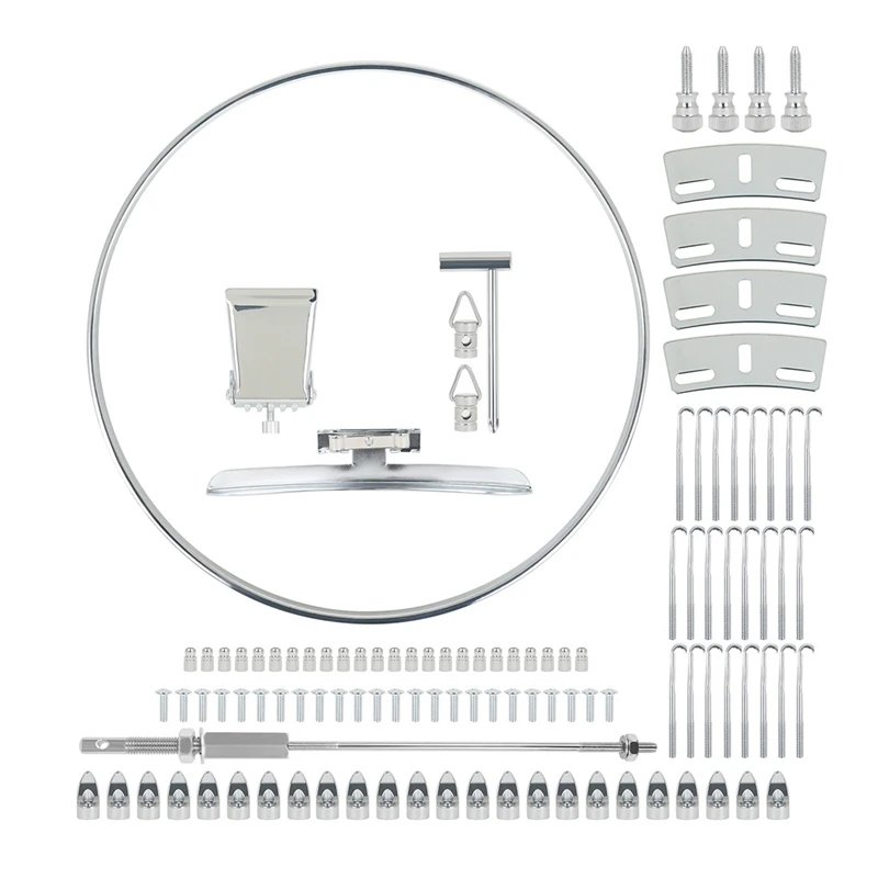 

Musical Instrument, Banjo Repair Tools Silver Side Protection Plate Set Metal Turtle Dove Accessories