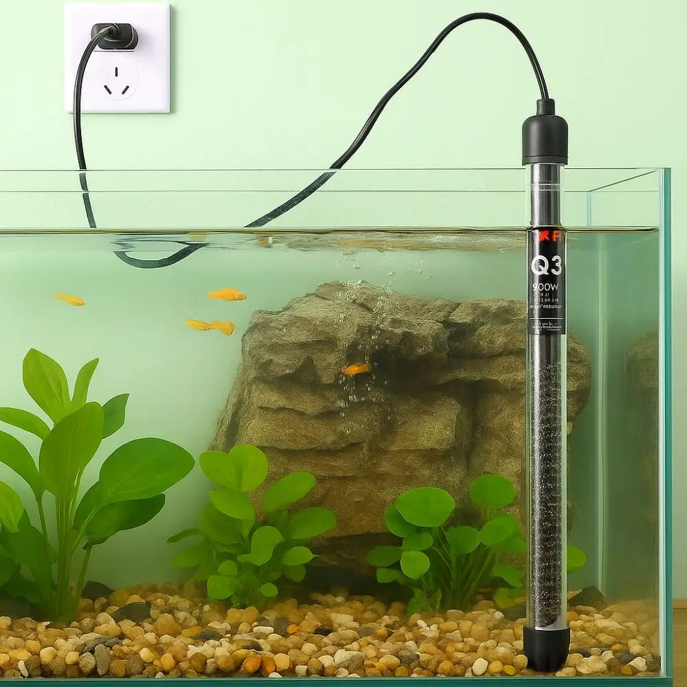 Automatic Fish Tank Heater 25-300W 22-34°C Aquarium Heater with Sucker Explosion-proof Submersible Heater Aquarium Supplies