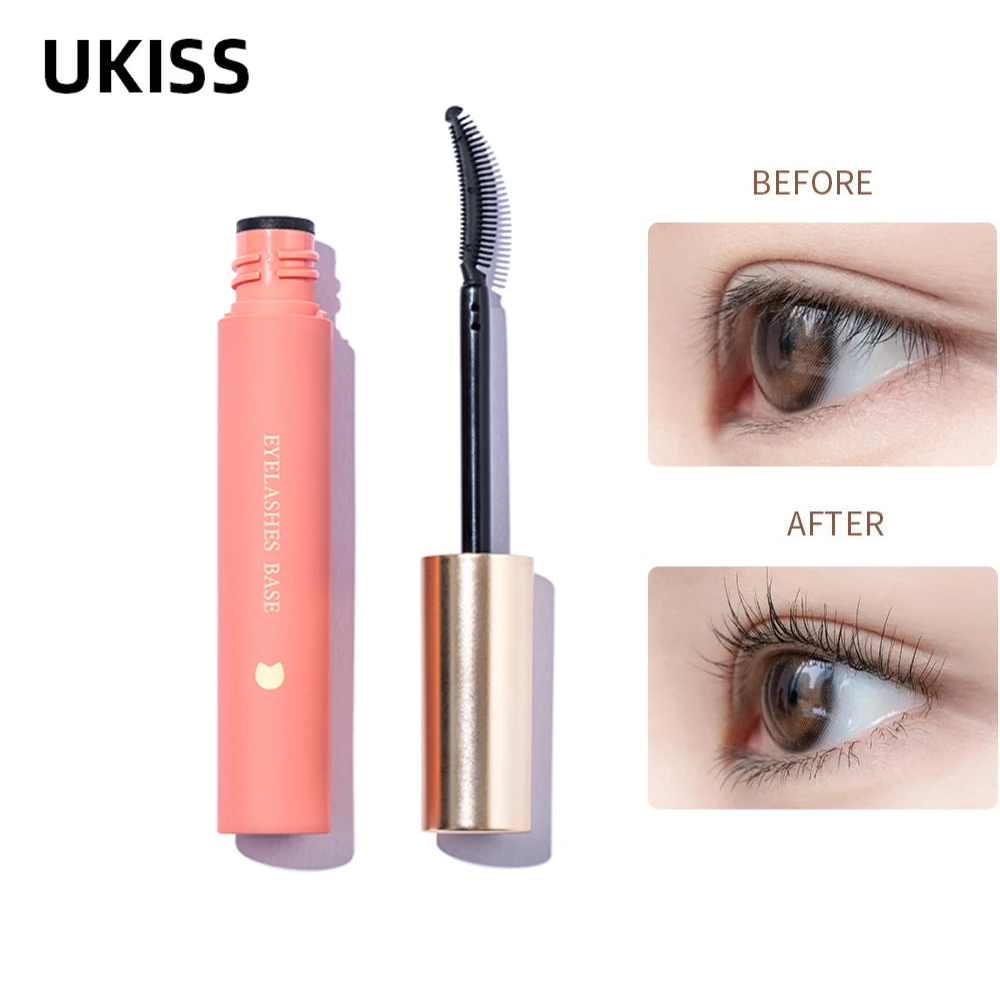 UKISS Eyelash Primer Mascara Eyelashes Base Thick Long-wearing Waterproof Eye Black Brush Beauty Makeup