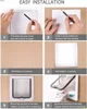 Large Cat Door Interior Door Pet Door for Cat Exterior Door 4 Modes Locking Suitable for Window and Wall,Strong Durable 5