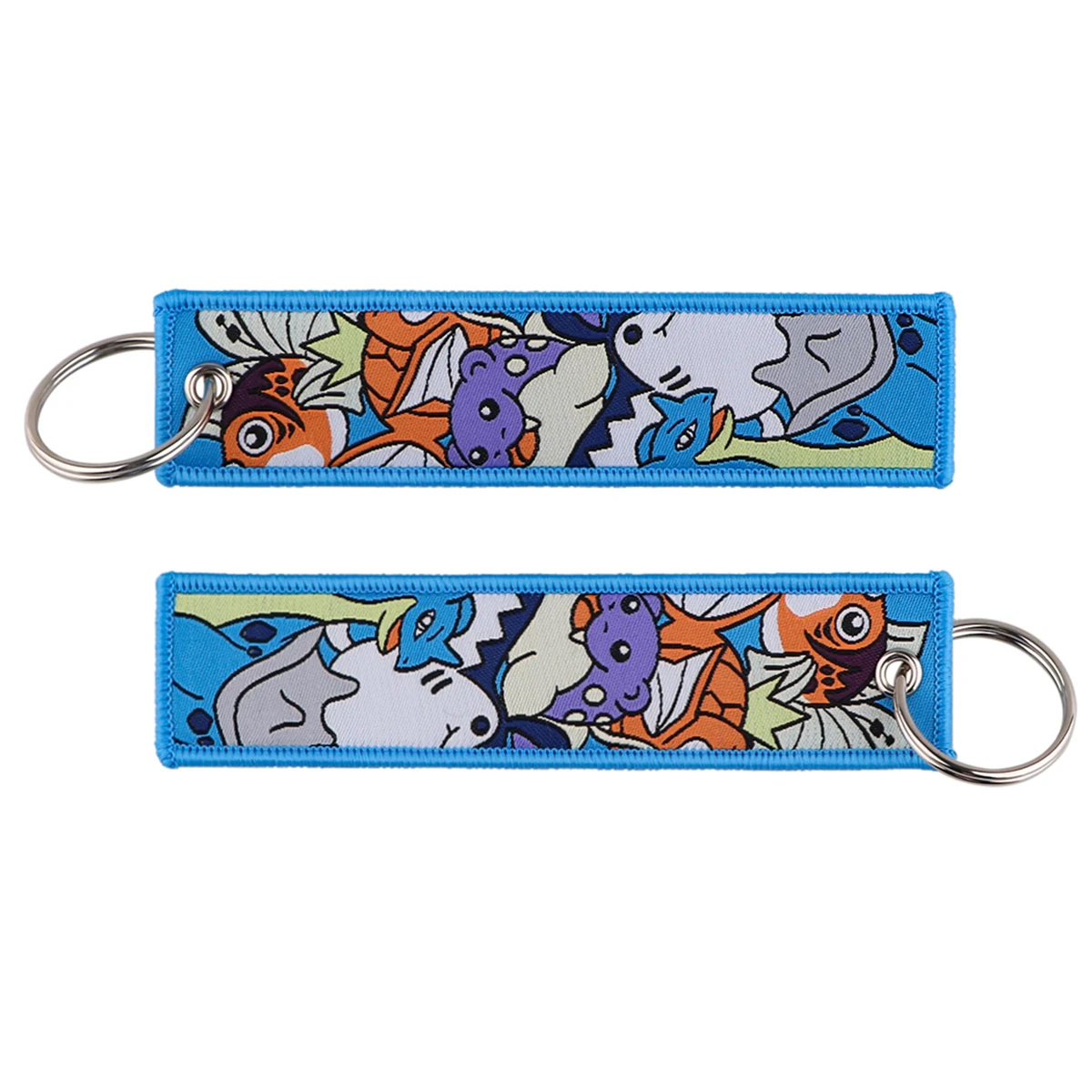 Charming Anime Cute Cartoon Embroidered Keychain | Stylish Key Holder & Accessory Gift